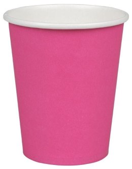 Kubek jednorazowy Gabi-Plast rózowy papierowy 250ml (132662)