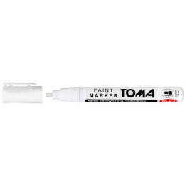 Marker olejowy Toma biały, biały 2,5mm okrągła końcówka (TO-440 7 2)