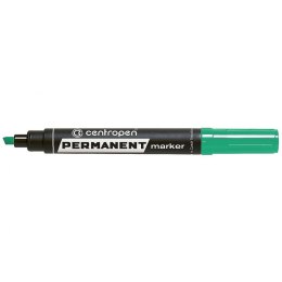 Marker permanentny Centropen 8576, zielony 2,0-5,0mm ścięta końcówka