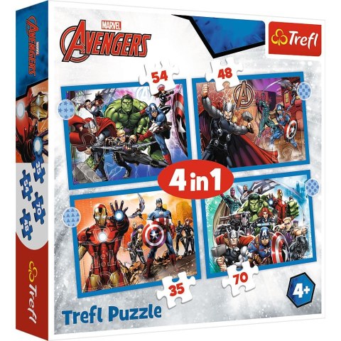 Puzzle Trefl Avengers 4w1 el. (34386)