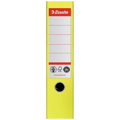 Segregator dźwigniowy Esselte No.1 neutralny pod względem emisji CO2 A4 75mm żółty (627566)