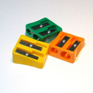 Temperówka DWUOSTRZOWA mix plastik Temper (313)