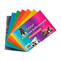 Zeszyt papierów kolorowych Cormoran A4 7k [mm:] 210x297