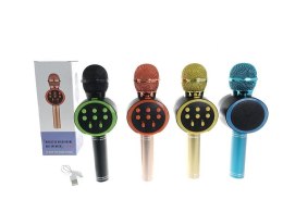 Mikrofon zabawkowy Adar z głośnikiem Bluetooth i wejściem USB, wielofunkcyjny (548633)