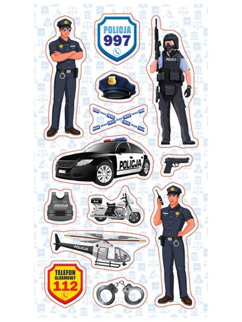 Naklejka (nalepka) policjanci Ranok Creative