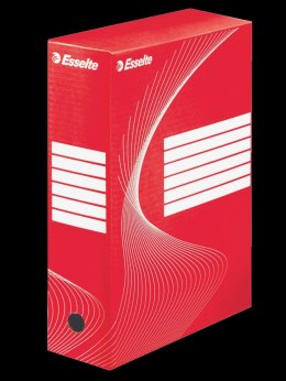 Pudło archiwizacyjne Esselte Boxy 100 A4 - czerwony [mm:] 245x100x 345 (128422)