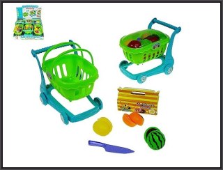 Wózek zakupowy 17cm z owocami Hipo (H12933)