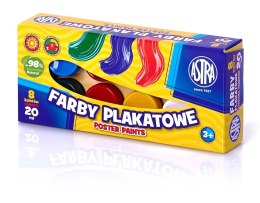 Farby plakatowe Astra kolor: mix 20ml 8 kolor. (83112903)