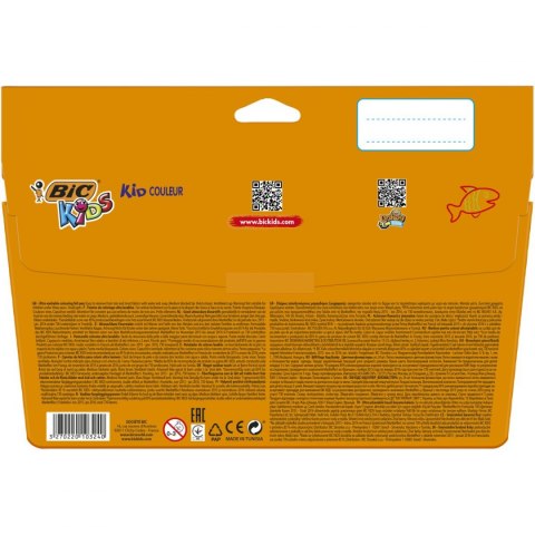 Flamaster Kid Couleu r24 kol 24 kol. Bic Kids (8418005)