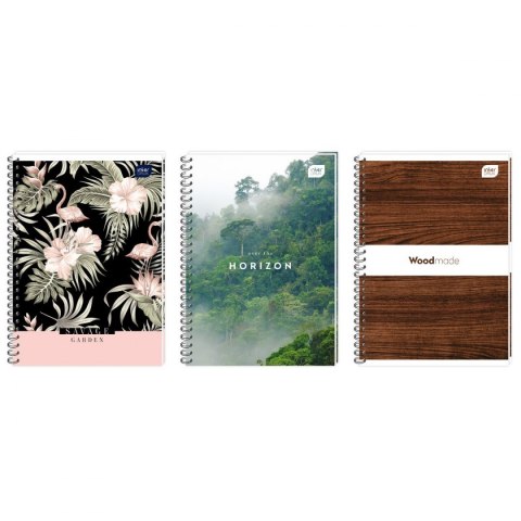 Kołozeszyt (kołonotatnik) A4 80k. 70g krata Interdruk (KOŁOZA480M)