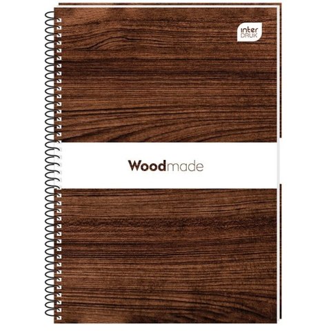 Kołozeszyt (kołonotatnik) A4 80k. 70g krata Interdruk (KOŁOZA480M)