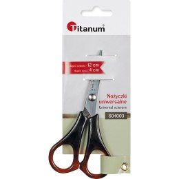 Nożyczki Titanum bursztynowe 12cm (S04003)