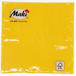 Serwetki Pol-mak - żółty [mm:] 330x330 (40)