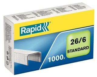 Zszywki 26/6 Standard 1000 szt Rapid (24861300)