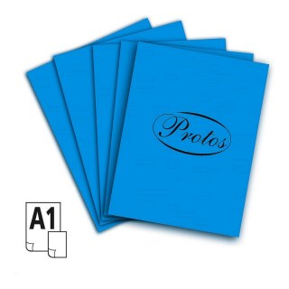 Brystol A1 niebieski 160-180g 20k [mm:] 610x860 Protos