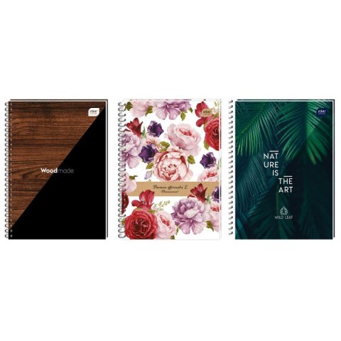 Kołozeszyt (kołonotatnik) A4 160k. 70g krata Interdruk (KOŁOZA4160M)