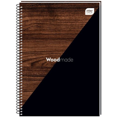 Kołozeszyt (kołonotatnik) A4 160k. 70g krata Interdruk (KOŁOZA4160M)