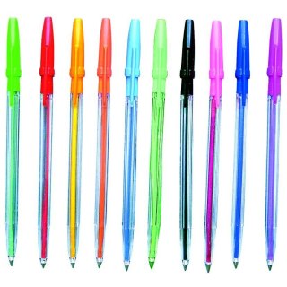 Komplet długopisów Titanum fluo 10 kolorów