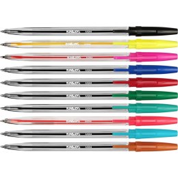 Komplet długopisów Titanum fluo 10 kolorów