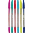 Komplet długopisów Titanum fluo 6 kolorów
