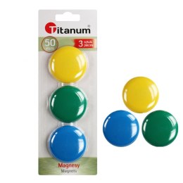 Magnes Titanum okrągłe 50 mm - mix [mm:] 50 (MT50) 3 sztuk