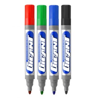 Marker suchościeralny GIGANT wkład mix 1,5-2,5mm okrągła końcówka Kamet (K-1105)