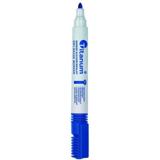 Marker suchościeralny wkład niebieski 3,0mm okrągła końcówka Titanum (BY1026-02)