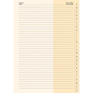 Skorowidz A5 70k. linia [mm:] 148x210 Interdruk (SKA5F)