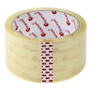 Taśma pakowa 48x50 [mm x yd] przezroczysta Titanum