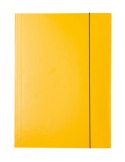 Teczka kartonowa na gumkę A4 żółty 400g Esselte (13438)