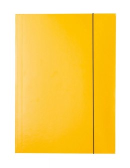 Teczka kartonowa na gumkę A4 żółty 400g Esselte (13438)