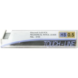 Wkład do ołówka (grafit) Titanum HB HB 0,5mm (MSL-9799)