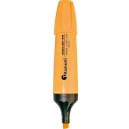 Zakreślacz CLC2119 Titanum ścięta końcówka 1-5 mm pomarańczowy