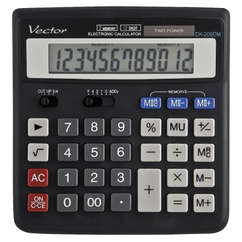 Kalkulator na biurko Vector dk-209 (KAV DK-209DM) Kalkulator na biurko Vector dk-209 (KAV DK-209DM)
