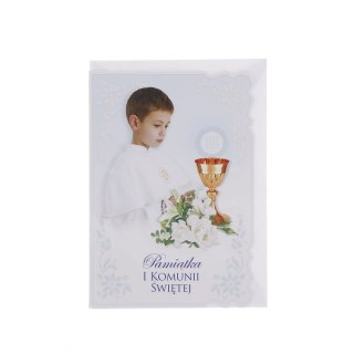 Kartka składana B6 brokat komunia (5902221800207)
