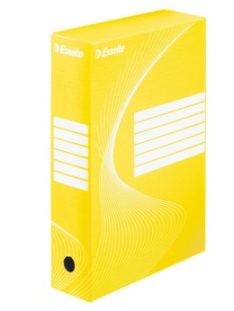 Pudło archiwizacyjne Esselte Standard A4 - żółty [mm:] 245x80x 345 (128413)