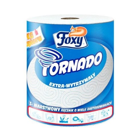 Ręcznik rolka Tornado papier kolor: biały Foxy