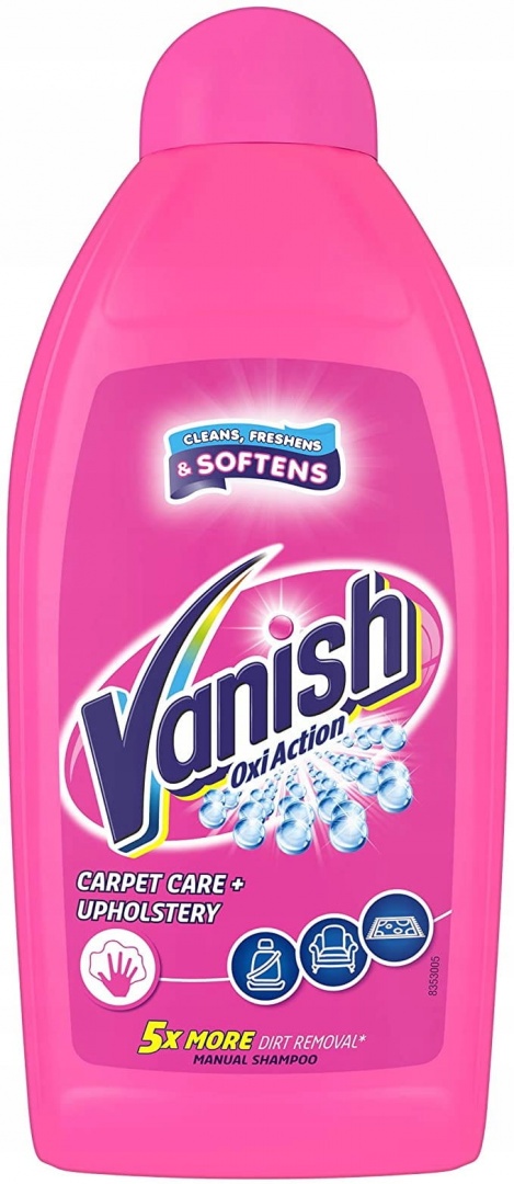 VANISH szampon do dywanów 500ml RÓŻOWY