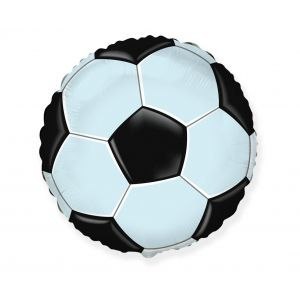 Balon foliowy Piłka czarna 18cal Godan (B401506)