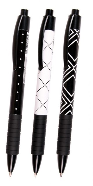 Długopis X22 Black&White Serie wkład niebieski 1,0mm Cresco (600020-S)