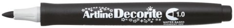 Marker permanentny Artline decorite, czarny 1,0mm pędzelek końcówka (AR-033 3 2)
