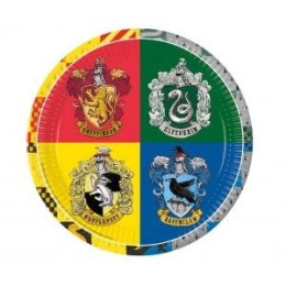 Talerz jednorazowy Godan Harry Potter Hogwarts Houses 8 szt. śr. 230mm 8 szt (93451)