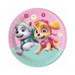 Talerz jednorazowy Godan Paw Patrol Skye & Everest śr. 230mm 8 szt (93442)