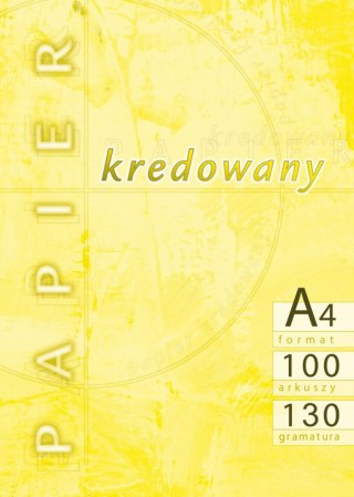 Papier kredowy A4 biały [mm:] 210x297 Kreska