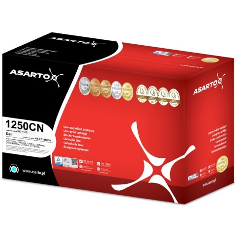 Toner Asarto do Dell 1250CN | 593-11141 | 1400 str. | cyan