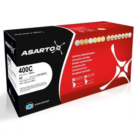 Toner Asarto do HP 400C | CE401A | 6000 str. | cyan