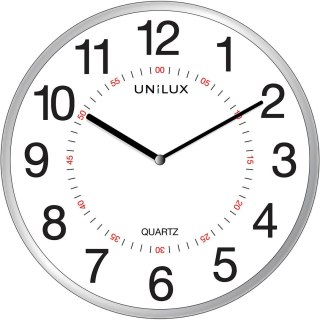Zegar ścienny Aria metaliczny szary Unilux (400094280)