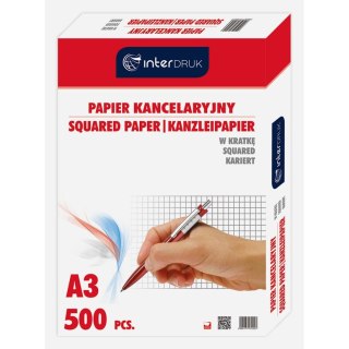 Papier kancelaryjny A3 krata [mm:] 297x420 Interdruk (PAKA)