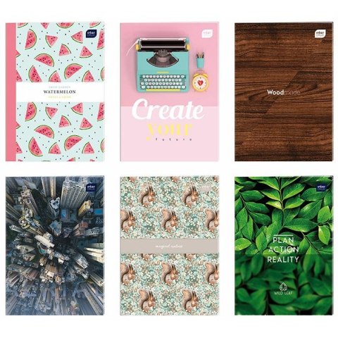 Zeszyt A4 80k. 70g gładki Interdruk (ZEA480)