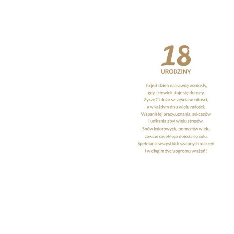 Kartka składana malowane Ab Card (ab cyferki dziecięce)